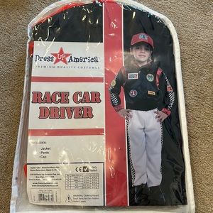 Kids race car driver costume